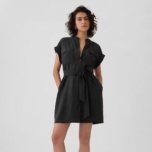 NWT Gap Black Utility Dress, Size L